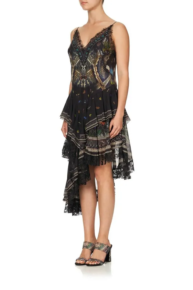 Camilla Party Dresses Women Layered Asymmetrical Dress Maternal Instinct