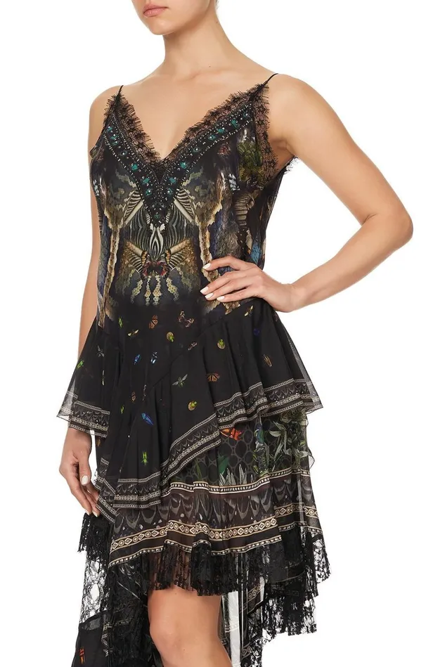 Camilla Party Dresses Women Layered Asymmetrical Dress Maternal Instinct