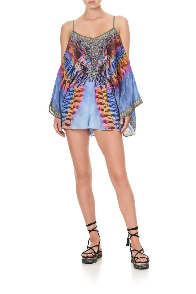 Camilla Playsuits and Jumpsuits Women Drop Shoulder Playsuit Love On The Wing Camilla Playsuits and Jumpsuits Women Drop Shoulder Playsuit Love On The Wing