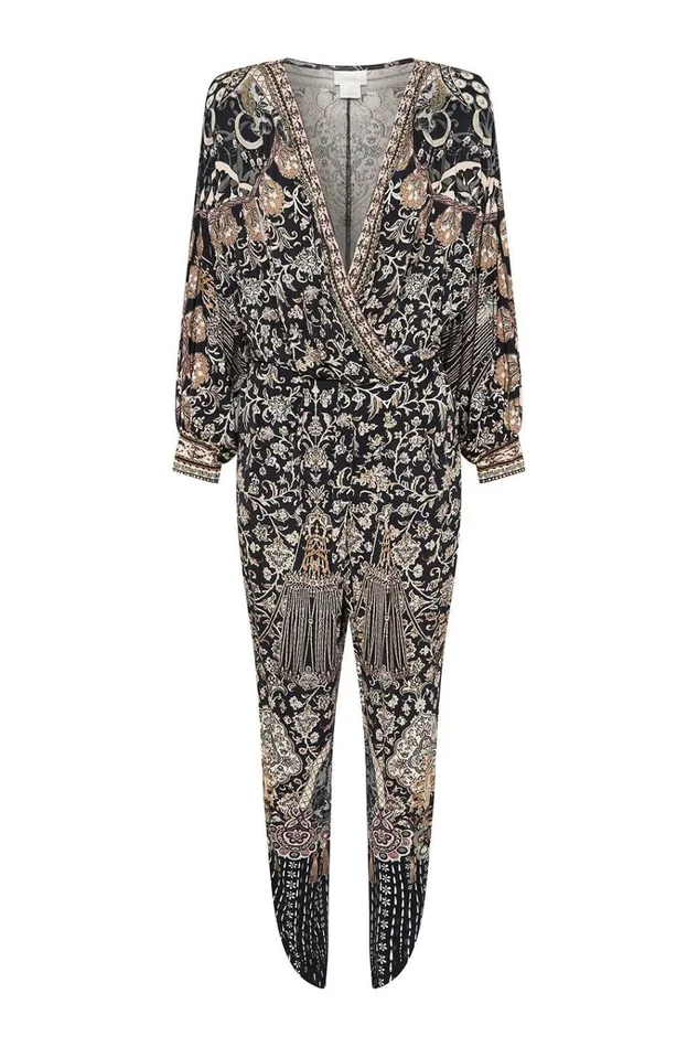 Camilla Playsuits and Jumpsuits Women Jersey Twist Front Jumpsuit Dust Her Off