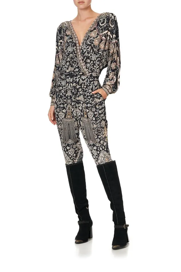 Camilla Playsuits and Jumpsuits Women Jersey Twist Front Jumpsuit Dust Her Off