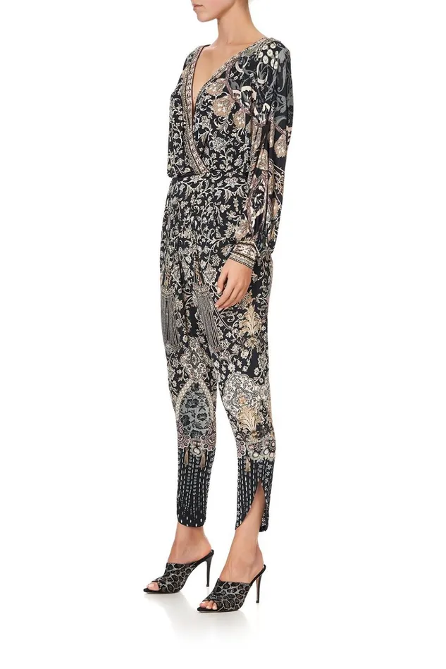 Camilla Playsuits and Jumpsuits Women Jersey Twist Front Jumpsuit Dust Her Off