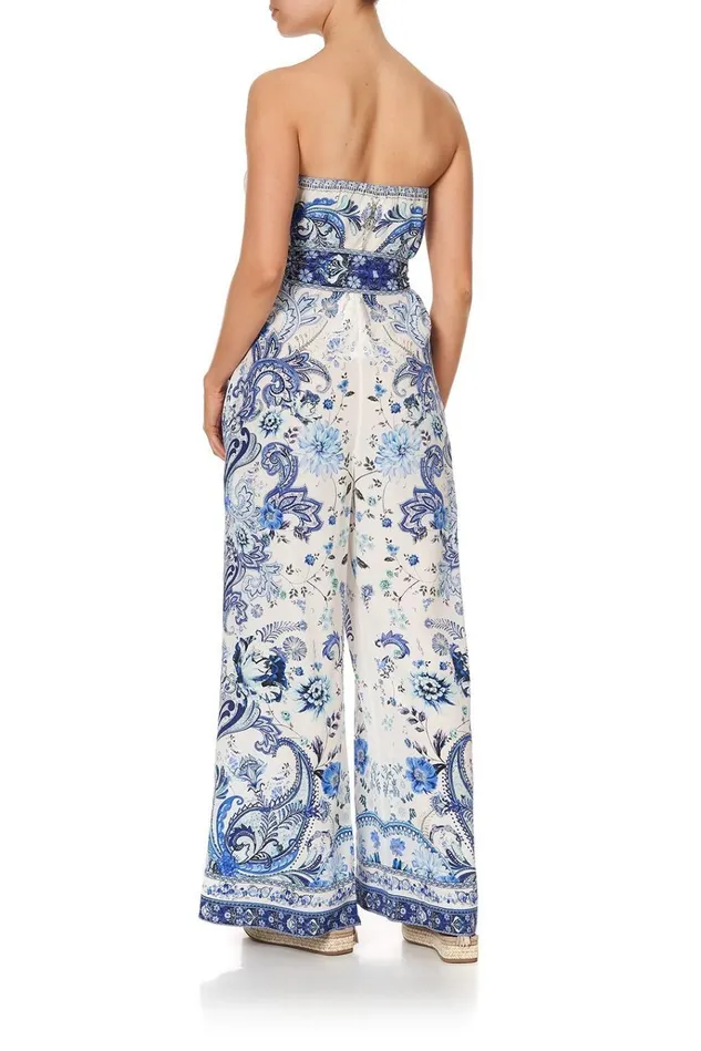 Camilla Playsuits and Jumpsuits Women Tie Waist Strapless Jumpsuit Talking About A Revolution