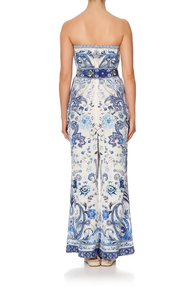 Camilla Playsuits and Jumpsuits Women Tie Waist Strapless Jumpsuit Talking About A Revolution