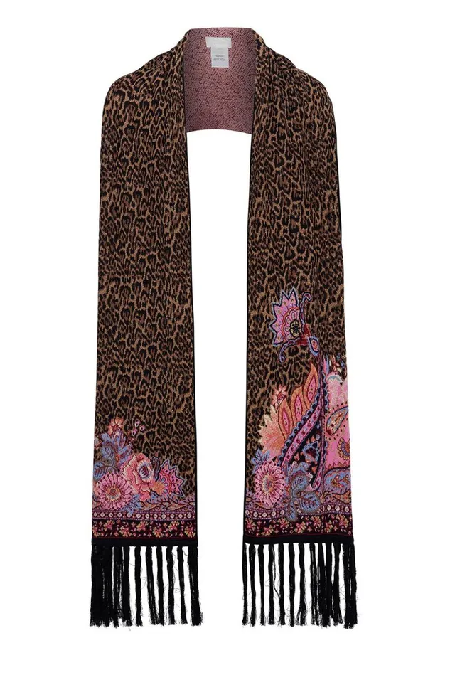 Camilla Scarves Women Jacquard Scarf With Fringing Mayfair Mary