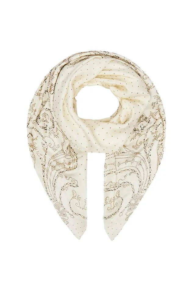 Camilla Scarves Women Large Square Scarf Luxe Cream