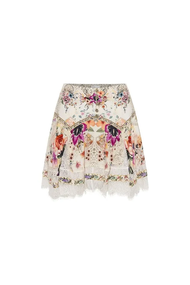 Camilla Skirts Women Mini Skirt With Shaped Yoke Sew In Love