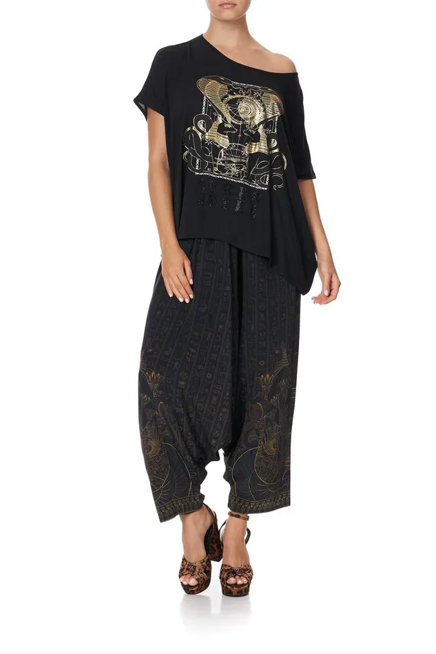Camilla Tees Women Loose Fit Round Neck Tee Cobra King