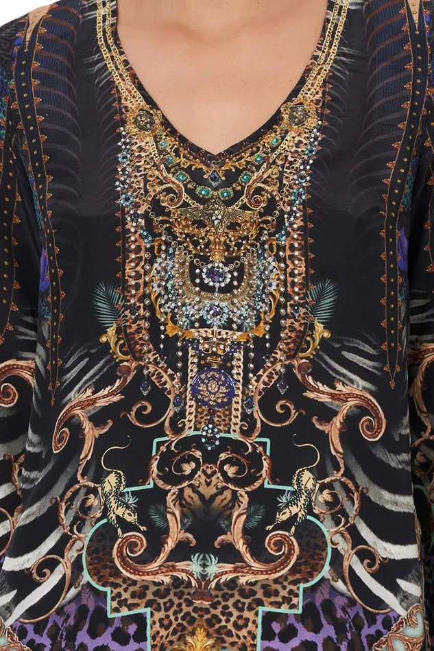 Camilla Tops Women Blouse With Side Split Shes Got Grace