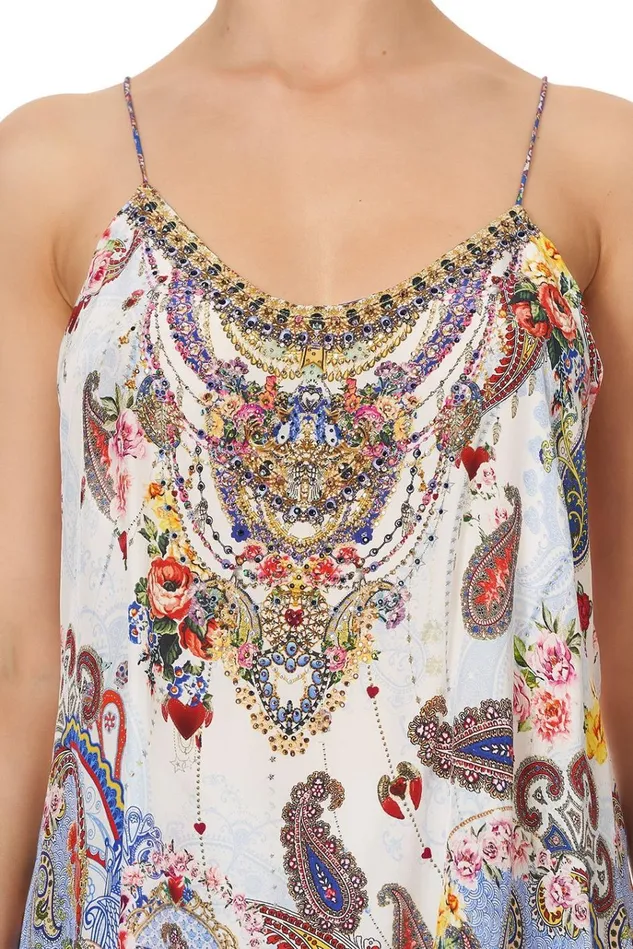 Camilla Tops Women T Back Shoestring Top Frida Freedom
