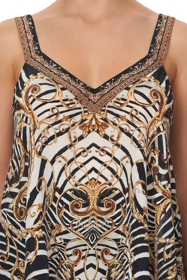 Camilla Tops Women VNeck Strap Top Night Waiting For Day