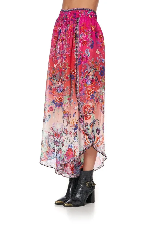 Camilla Trousers and Leggings Women Curved Hem Pant Free Love