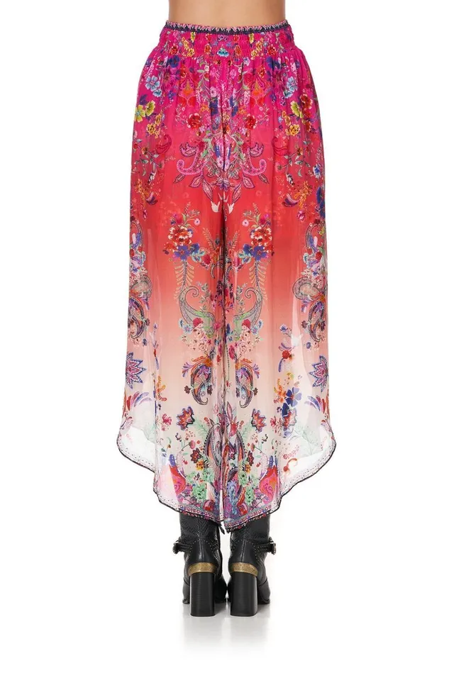 Camilla Trousers and Leggings Women Curved Hem Pant Free Love