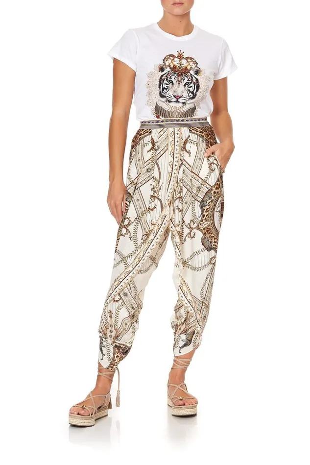 Camilla Trousers and Leggings Women Gathered Wrap Front Trouser Mind Your Manor