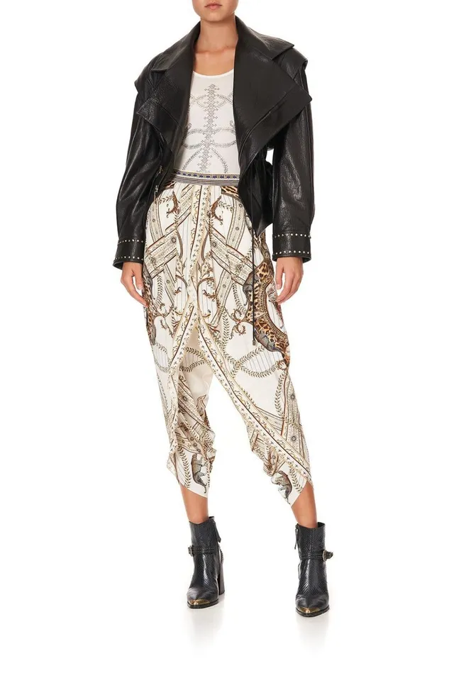 Camilla Trousers and Leggings Women Gathered Wrap Front Trouser Mind Your Manor