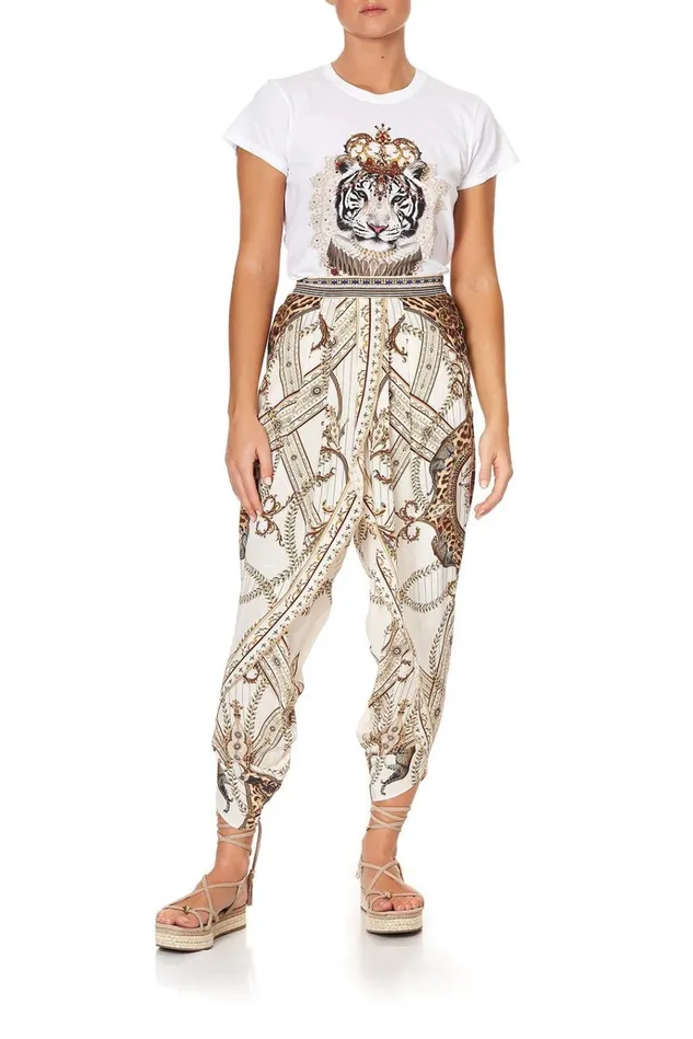 Camilla Trousers and Leggings Women Gathered Wrap Front Trouser Mind Your Manor