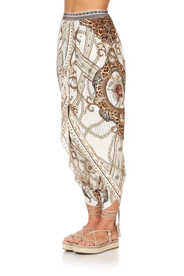 Camilla Trousers and Leggings Women Gathered Wrap Front Trouser Mind Your Manor