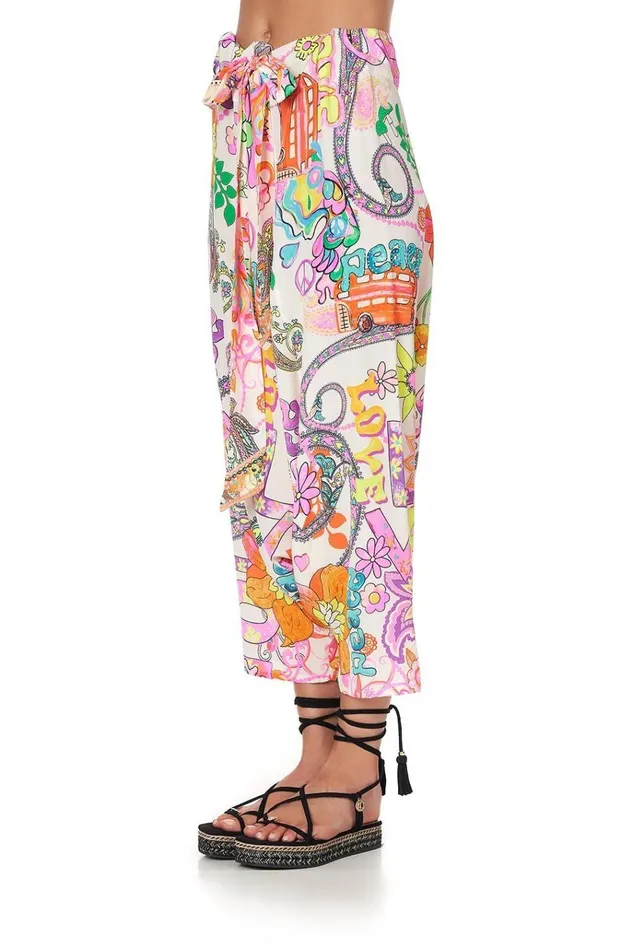 Camilla Trousers and Leggings Women Harem Pants Let The Sun Shine