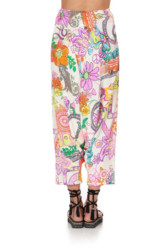 Camilla Trousers and Leggings Women Harem Pants Let The Sun Shine
