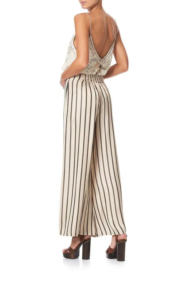 Camilla Trousers and Leggings Women Lace Up Front Flared Pant Memories Of Moree