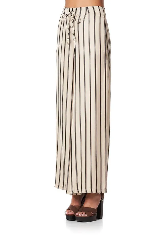 Camilla Trousers and Leggings Women Lace Up Front Flared Pant Memories Of Moree