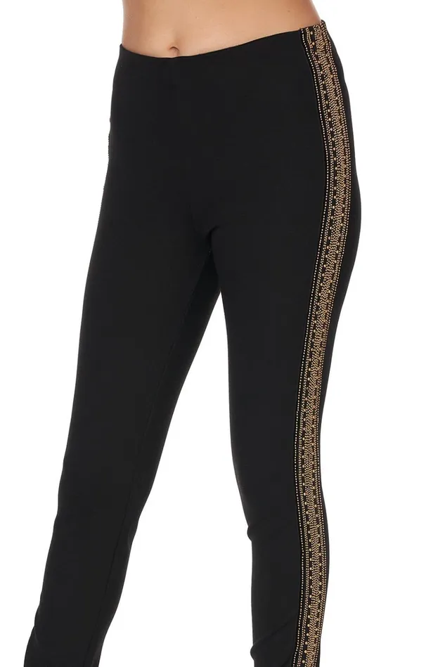 Camilla Trousers and Leggings Women Ponte Pant With Side Panel A Girl Like You