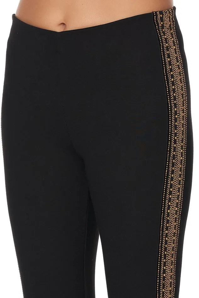Camilla Trousers and Leggings Women Ponte Pant With Side Panel A Girl Like You