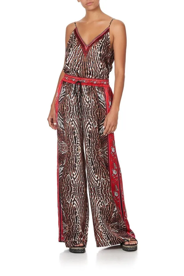 Camilla Trousers and Leggings Women Straight Leg Pant Pirate Punk
