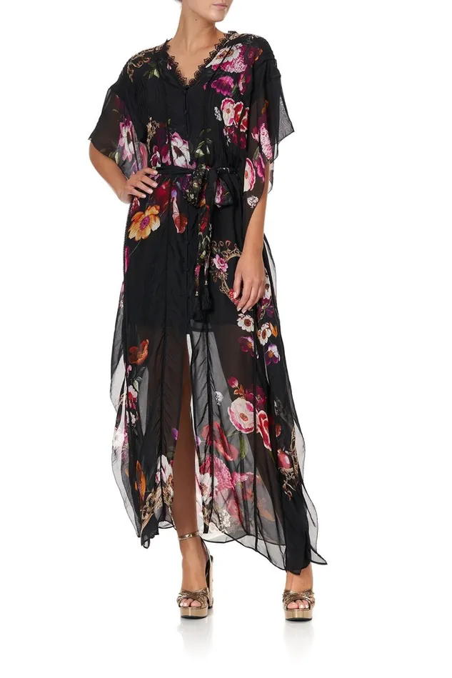 Camilla Wedding Guest Dresses Women Button Through VNeck Dress Mirror Mirror