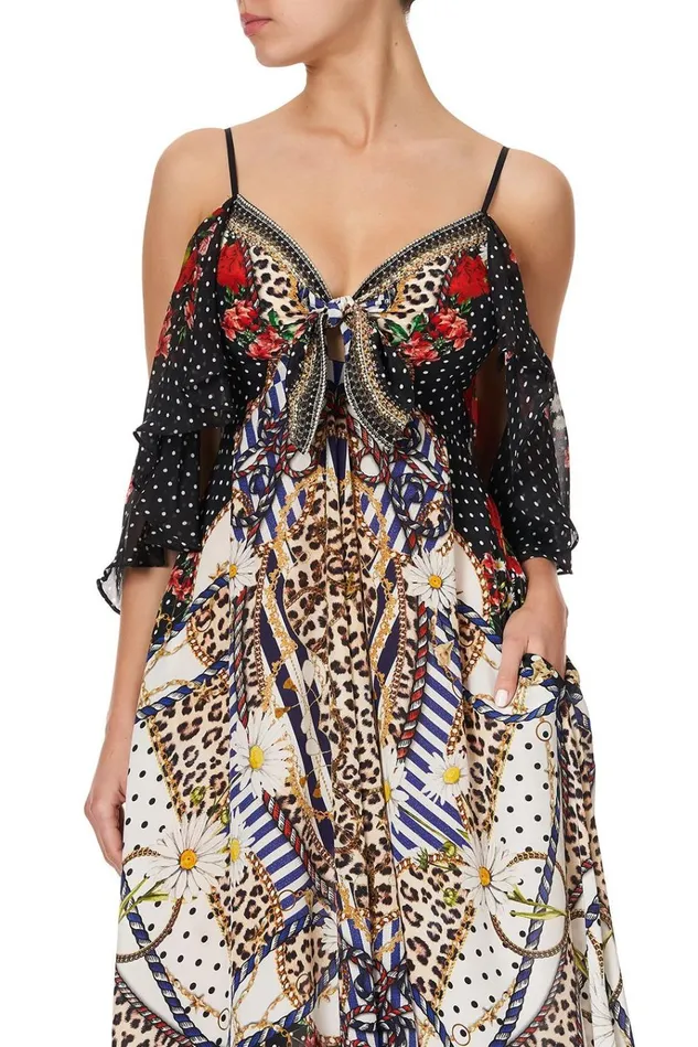 Camilla Wedding Guest Dresses Women Drop Shoulder Long Dress Dear Brigitte