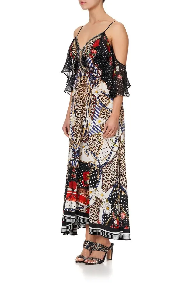Camilla Wedding Guest Dresses Women Drop Shoulder Long Dress Dear Brigitte