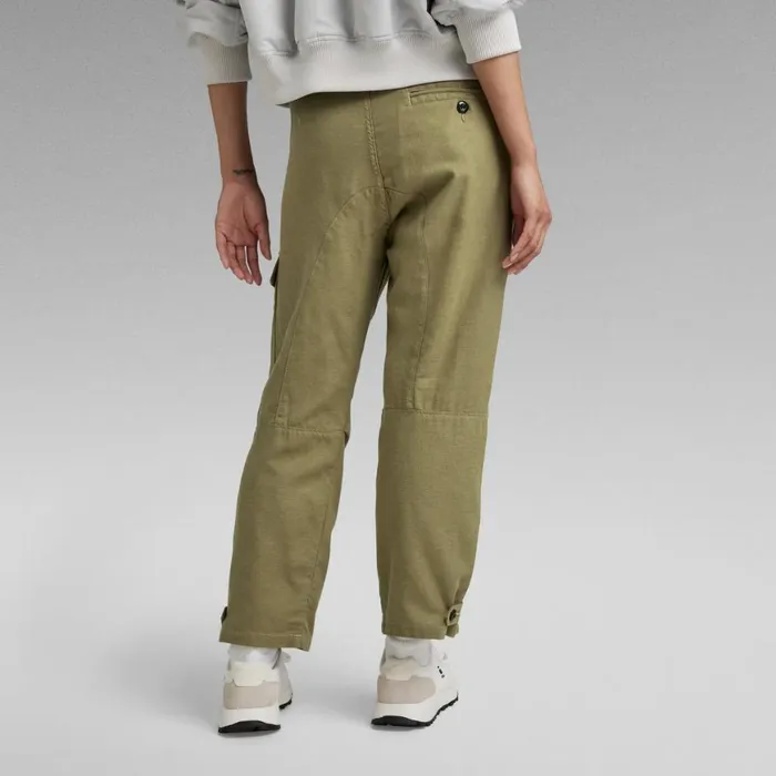 Cargos and Chinos Women GStar RAW Cargo Relaxed Pants Smoke Olive