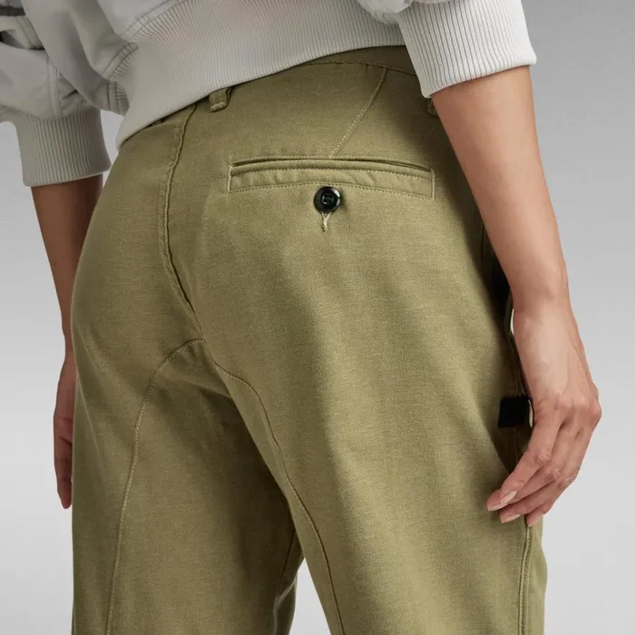 Cargos and Chinos Women GStar RAW Cargo Relaxed Pants Smoke Olive