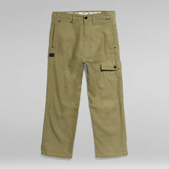 Cargos and Chinos Women GStar RAW Cargo Relaxed Pants Smoke Olive