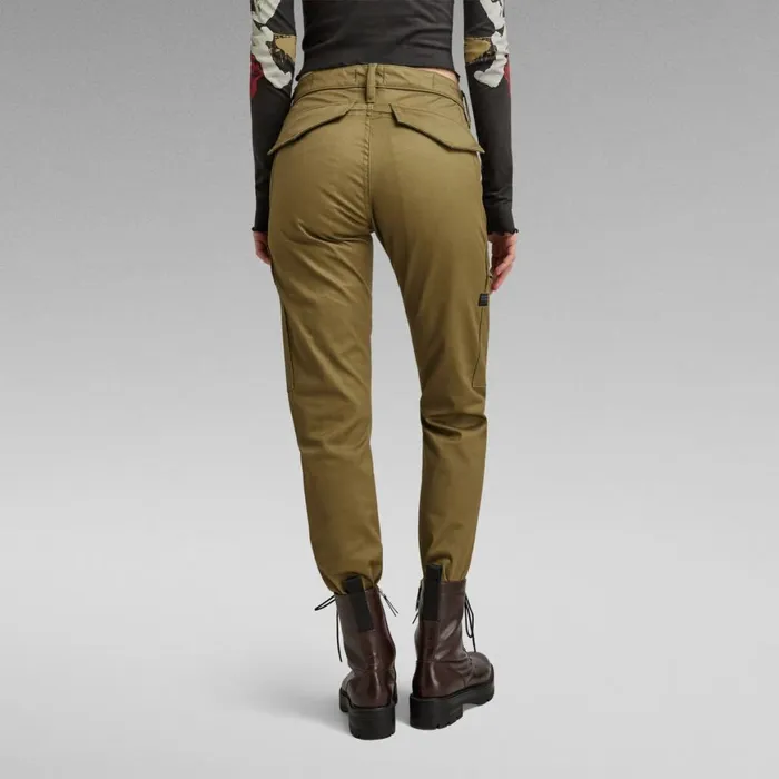Cargos and Chinos Women GStar RAW Slim Cargo Pants Dark Olive