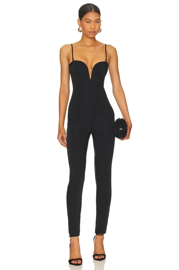 Cassia Jumpsuit Black Women Lovers and Friends Jumpsuits