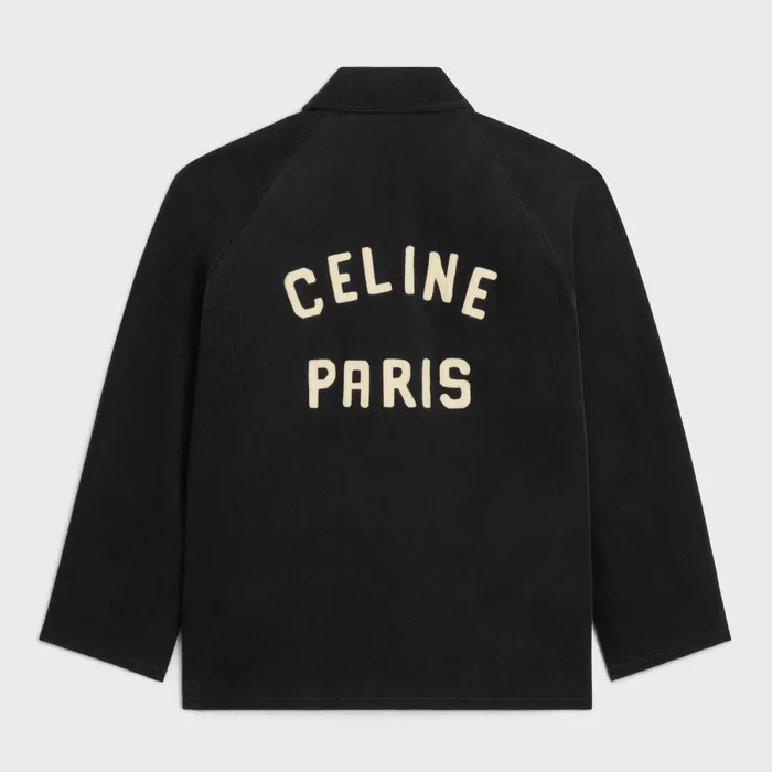 Celine Jacket In Corduroy Rinsed Men CELINE COATS and BLOUSONS