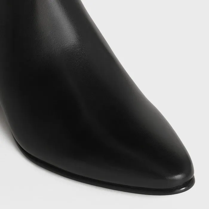 Celine Jacno Zipped Boot In Shiny Calfskin Black Men CELINE BOOTS