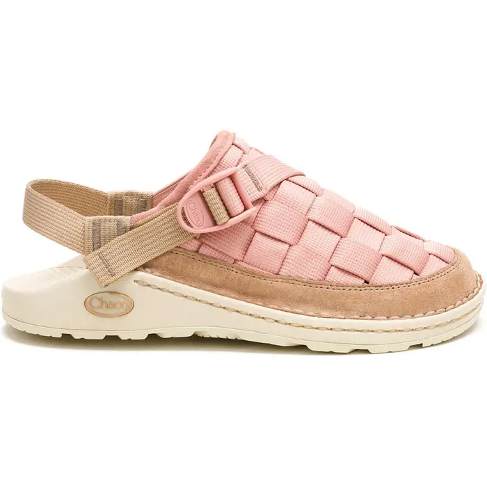 Clogs and SlipOns Women Chaco Canyon Woven Clog Peach Sand