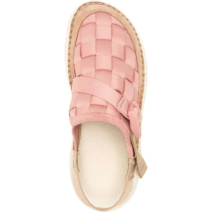 Clogs and SlipOns Women Chaco Canyon Woven Clog Peach Sand Clogs and SlipOns Women Chaco Canyon Woven Clog Peach Sand
