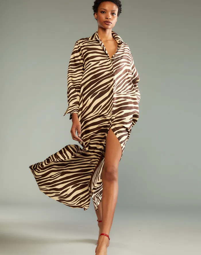 Concrete Jungle Dress 8211 Zebra Women Cynthia Rowley Dresses