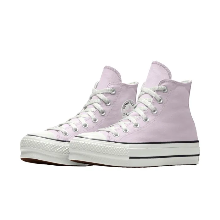 Converse Classic Chuck Custom Chuck Taylor All Star Lift Platform By You Lilac Daze 8211 Women