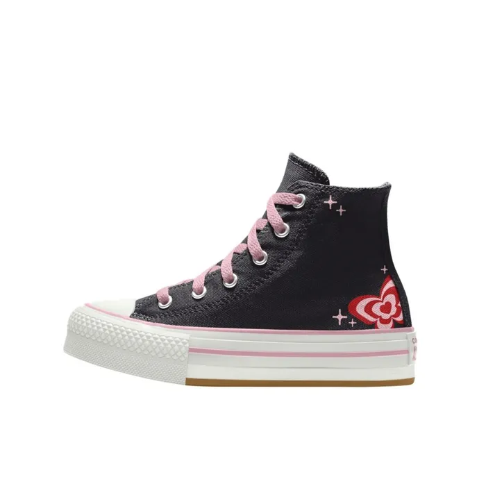 Converse Platforms Custom Chuck Taylor All Star EVA Lift Platform By You Black 8211 KidsWomen