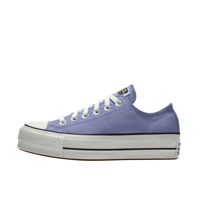 Converse Platforms Custom Chuck Taylor All Star Lift Platform By You wide Serene Sapphire 8211 Men