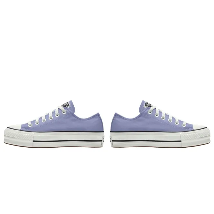 Converse Platforms Custom Chuck Taylor All Star Lift Platform By You wide Serene Sapphire 8211 Men