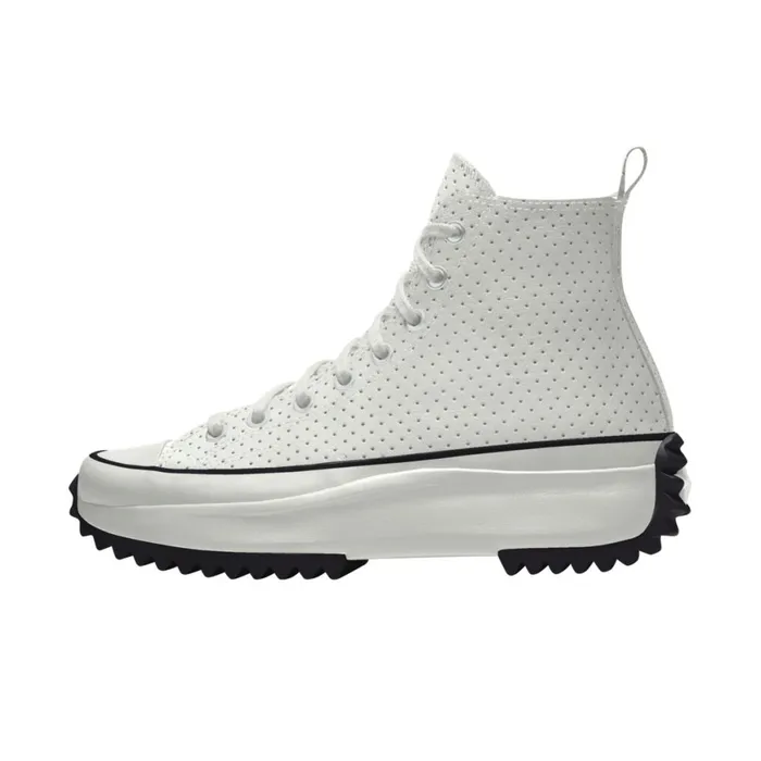Converse Run Star Custom Run Star Hike Platform Leather By You White Perforated 8211 Women