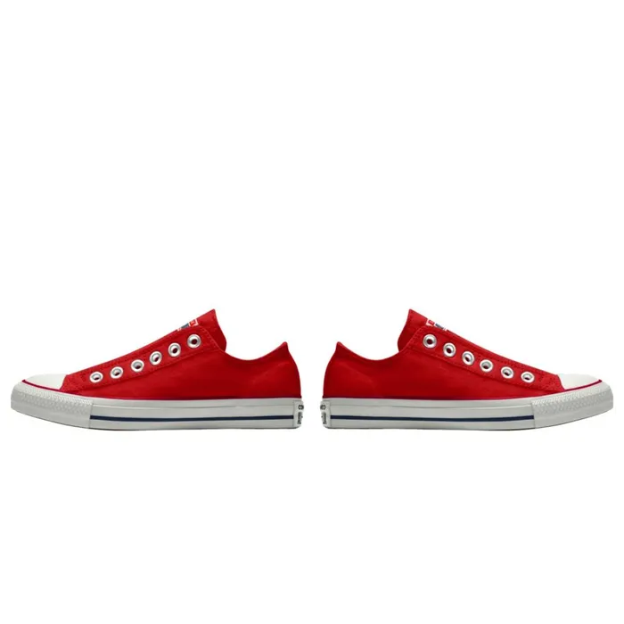 Converse SlipOns Custom Chuck Taylor All Star Slip By You Red 8211 MenWomen