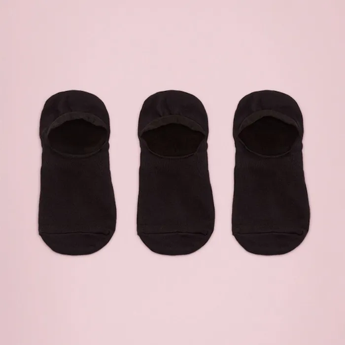 Converse Socks 3Pack Microfiber Nylon Liner Socks Black 8211 Women