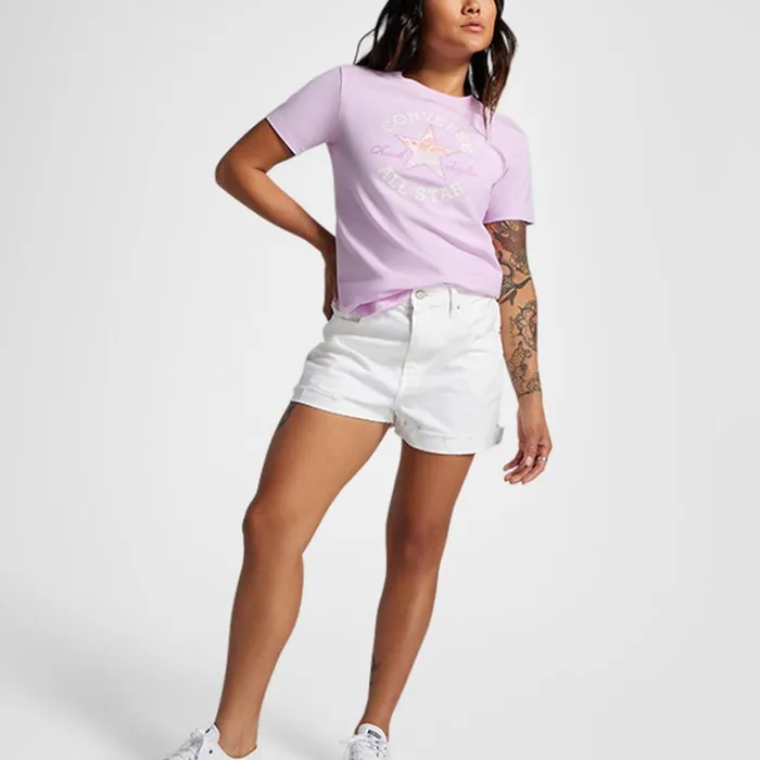 Converse Tops and Shirts Chuck Taylor Patch TShirt Stardust Lilac 8211 Women