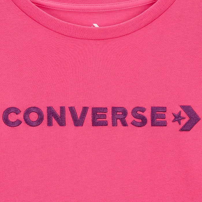 Converse Tops and Shirts Oversized Wordmark TShirt Astral Pink 8211 Women